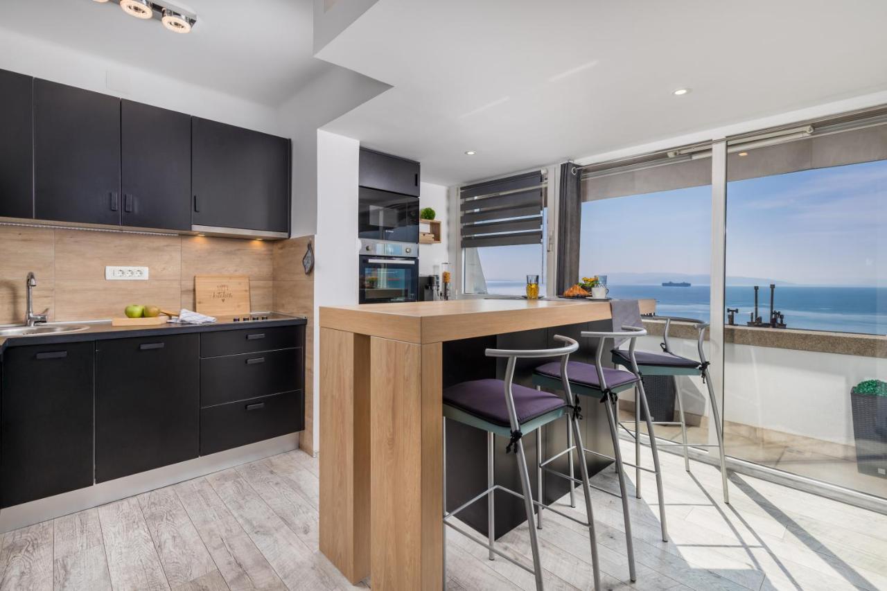 Lux Apartment Sky View Риека Экстерьер фото